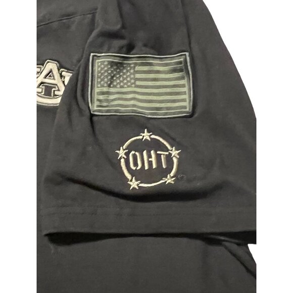 Colosseum Black Loyola AUBURN Tigers OHT Military Appreciation Sierra Polo Shirt - Picture 5 of 9